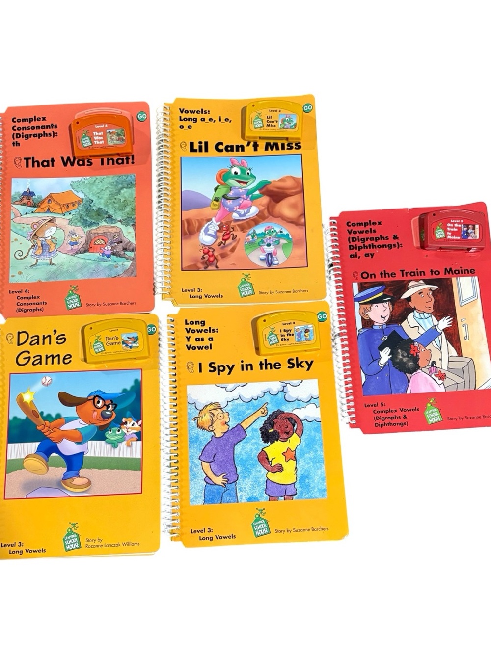 5 Leapfrog LeapPad Learning Books Set